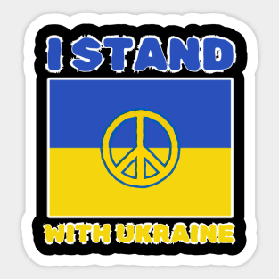 I Stand With Ulraine Sticker